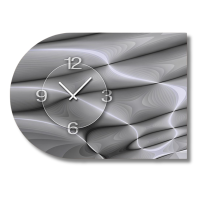 6136 Dixtime Designer Wanduhr, Moderne Wohnraumuhr...