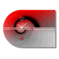 6138 Dixtime Designer Wanduhr, Moderne Wohnraumuhr...