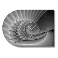 6140 Dixtime Designer Wanduhr, Moderne Wohnraumuhr...