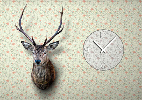6001 Dixtime Designer Wanduhr, Wanduhren, Wohnraumuhr