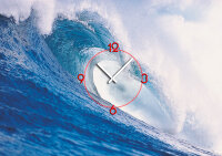 6060 Dixtime Designer Wanduhr, Wanduhren, Wohnraumuhr
