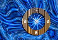 6071 Dixtime Designer Wanduhr, Wanduhren, Moderne...