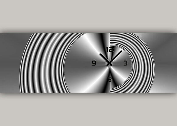 6094 Dixtime Designer Wanduhr, Wanduhren, Moderne Bürouhr