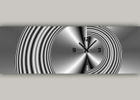 6094 Dixtime Designer Wanduhr, Wanduhren, Moderne...