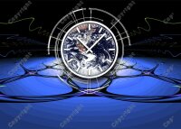 4100 Dixtime Designer Wanduhr, Wanduhren, Moderne...