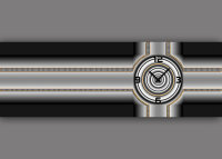6109 Dixtime Designer Wanduhr, Wanduhren, Bürouhr
