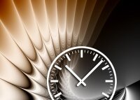 4217 Dixtime Designer Wanduhr, Wanduhren, Wohnraumuhr