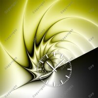 4214 Dixtime Designer Wanduhr, Wanduhren, Wohnraumuhr