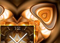 3596 Dixtime Designer Wanduhr, Wanduhren, Moderne...
