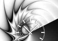 4213 Dixtime Designer Wanduhr, Wanduhren, Moderne...