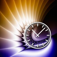 3449 Dixtime Designer Wanduhr, Wanduhren, Moderne...