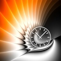 4222 Dixtime Designer Wanduhr, Wanduhren, Moderne...