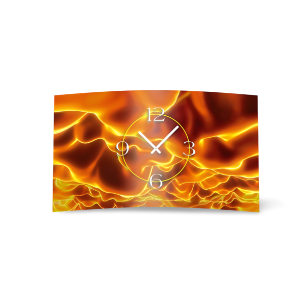 Abstrakt Designer Wanduhr modernes Wanduhren Design leise kein ticken dixtime 3D-0088