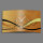 Abstrakt schwarz beige Designer Wanduhr modernes Wanduhren Design leise kein ticken dixtime 3D-0065