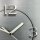 Abstrakt grau Designer Wanduhr modernes Wanduhren Design leise kein ticken dixtime 3D-0053