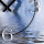Motiv Wasserstrudel Designer Wanduhr modernes Wanduhren Design leise kein ticken dixtime 3D-0031