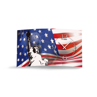Digital Designer Art Amerika Designer Wanduhr abstrakt...