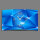 Digital Designer Art Prismen blau Designer Wanduhr abstrakt modernes Wanduhren Design leise kein ticken DIXTIME 3DS-0409