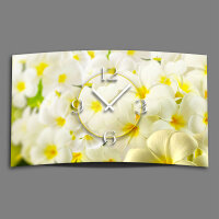 Digital Designer Art Flower  Designer Wanduhr abstrakt...