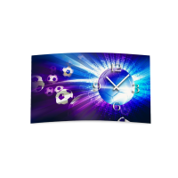 Digital Designer Art Soccer Designer Wanduhr abstrakt...