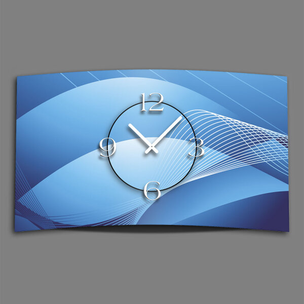 Digital Designer Art  Designer Wanduhr abstrakt modernes Wanduhren Design leise kein ticken DIXTIME 3DS-0402