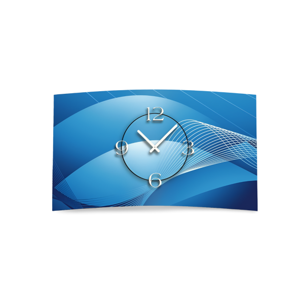 Digital Designer Art  Designer Wanduhr abstrakt modernes Wanduhren Design leise kein ticken DIXTIME 3DS-0402