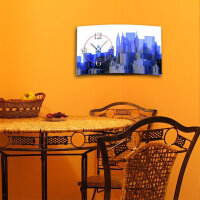 Digital Designer Art Skyline Designer Wanduhr modernes...