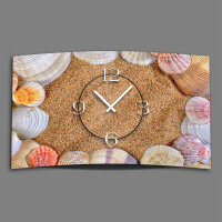 Digital Designer Art Muscheln Designer Wanduhr modernes Wanduhren Design leise kein ticken DIXTIME 3DS-0394