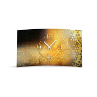 Digital Designer Art abstrakt gold Designer Wanduhr...