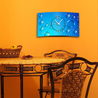Digital Designer Art Bubbles Designer Wanduhr modernes...