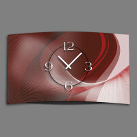 Digital Designer Art abstrakt rot Designer Wanduhr...