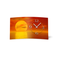 Digital Designer Art Sunset Designer Wanduhr modernes...