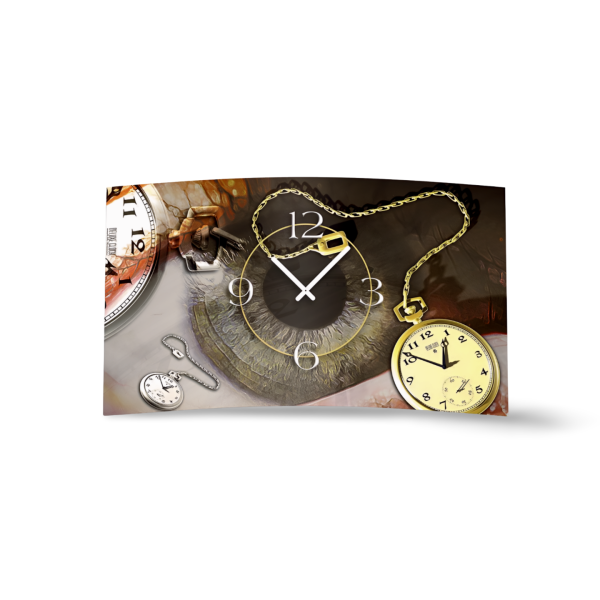 Digital Designer Art Taschenuhr Designer Wanduhr modernes Wanduhren Design leise kein ticken DIXTIME 3DS-0352