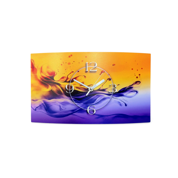 Digital Designer Art abstrakt Designer Wanduhr modernes Wanduhren Design leise kein ticken DIXTIME 3DS-0348