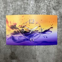 Digital Designer Art abstrakt Designer Wanduhr modernes Wanduhren Design leise kein ticken DIXTIME 3DS-0348