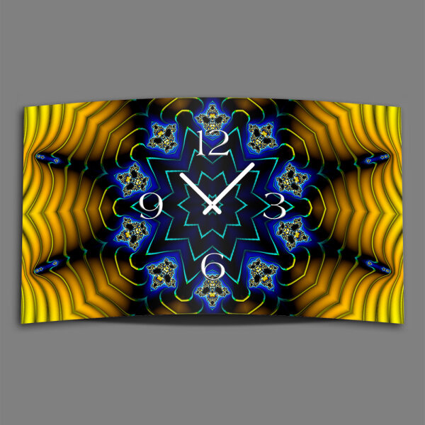 Digital Art Designer Wanduhr modernes Wanduhren Design leise kein ticken DIXTIME 3DS-0339