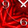 Abstrakt rot Designer Wanduhr modernes Wanduhren Design leise kein ticken DIXTIME 3DS-0332