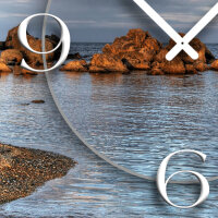 Motiv Klippen Strand Designer Wanduhr modernes Wanduhren Design leise kein ticken DIXTIME 3DS-0331
