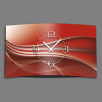 Abstrakt kupferrot Designer Wanduhr modernes Wanduhren...
