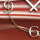 Abstrakt kupferrot Designer Wanduhr modernes Wanduhren Design leise kein ticken dixtime 3D-0018