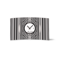 Abstrakt grau Designer Wanduhr modernes Wanduhren Design...