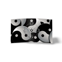 Motiv Yin Yang Designer Wanduhr modernes Wanduhren Design...