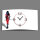 Motiv Domina SM Designer Wanduhr modernes Wanduhren Design leise kein ticken DIXTIME 3DS-0316