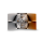 Abstrakt grau braun Designer Wanduhr modernes Wanduhren Design leise kein ticken DIXTIME 3DS-0307