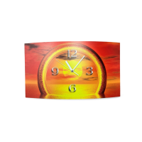 Abstrakt Sonnenuntergang Designer Wanduhr modernes...
