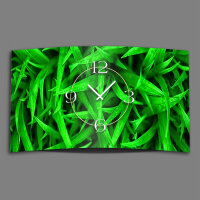 Natur Grashalme Designer Wanduhr modernes Wanduhren...