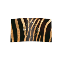 Animalprint Zebra Fell Designer Wanduhr modernes...