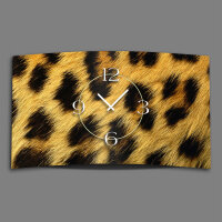 Leo Fell Animalprint  Designer Wanduhr modernes Wanduhren...
