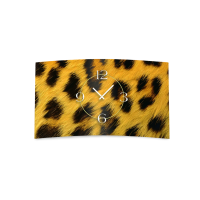Leo Fell Animalprint  Designer Wanduhr modernes Wanduhren...