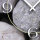 Natur Steine  Designer Wanduhr modernes Wanduhren Design leise kein ticken DIXTIME 3DS-0284